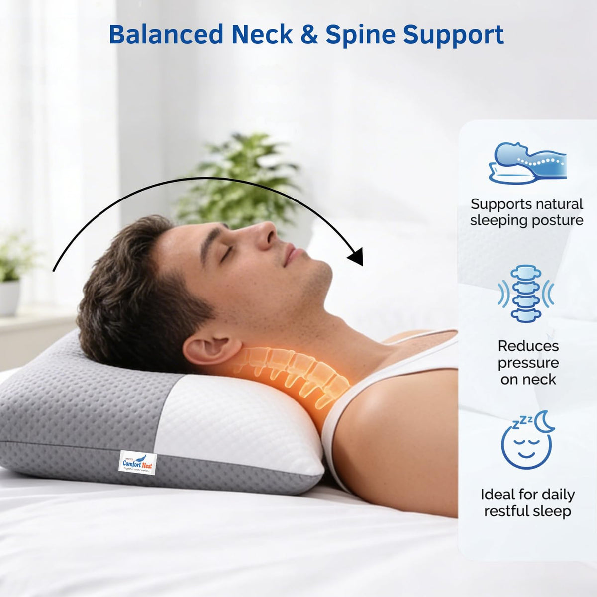 Wartis Comfort Nest Hollow Fibre Pillows