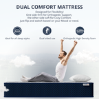 Wartis Comfort Nest | Dual Comfort Mattress | Firm and Soft | Premium Knitted Viscose Fabric | 10 Years Warranty