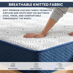 Wartis Comfort Nest | Dual Comfort Mattress | Firm and Soft | Premium Knitted Viscose Fabric | 10 Years Warranty